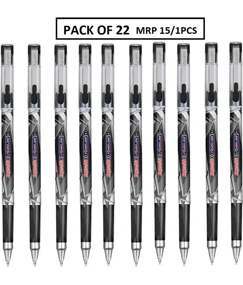 Reynolds Liquiglide Ball Pen 1 Pcs Black (Pack of 22)