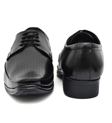 Mens Faux Leather Formal Shoes Size 10 (Black)