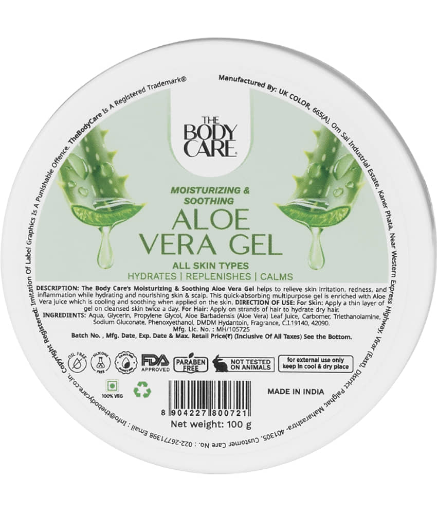 The Body Care Moisturizing & Soothing Aloe Vera Gel ( 500g)