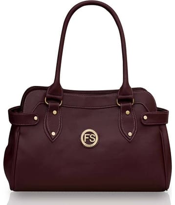 Fostelo -   Maroon Faux Leather Shoulder Bag