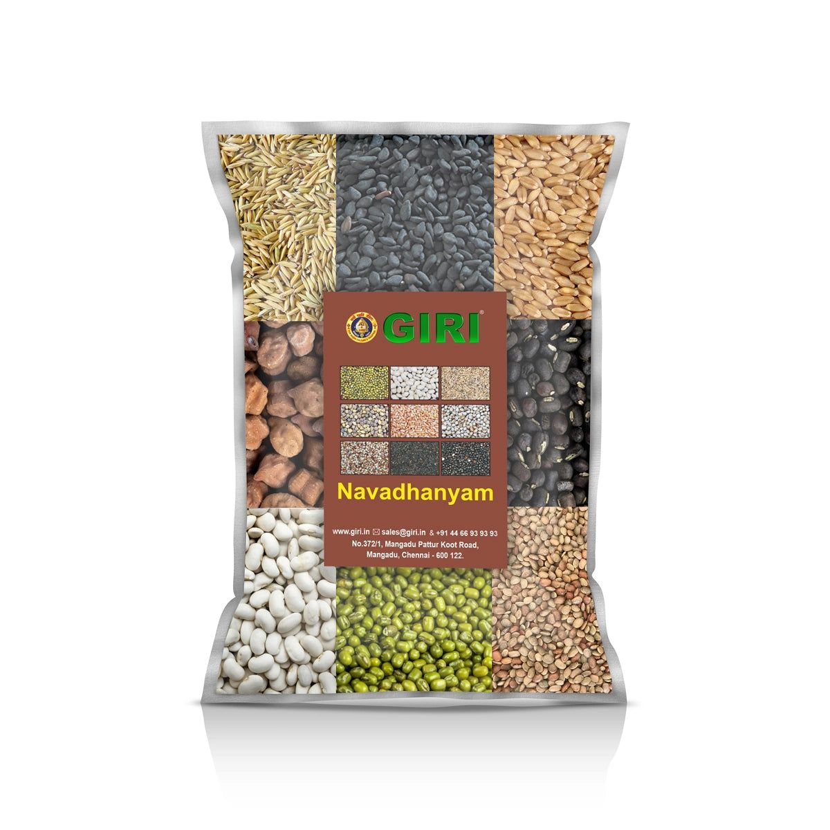 Giri Navadhanyam Set | Navadhanya | Nine Grains for Navagraha Homam 450gram