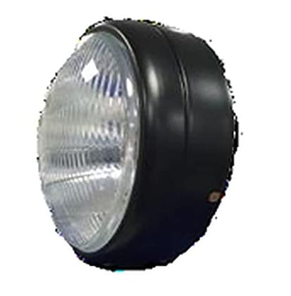 Lumax HEAD LAMP H/L UNIT CLSIC BLK RIM WT PARKING FOR ENFIELD BULLET