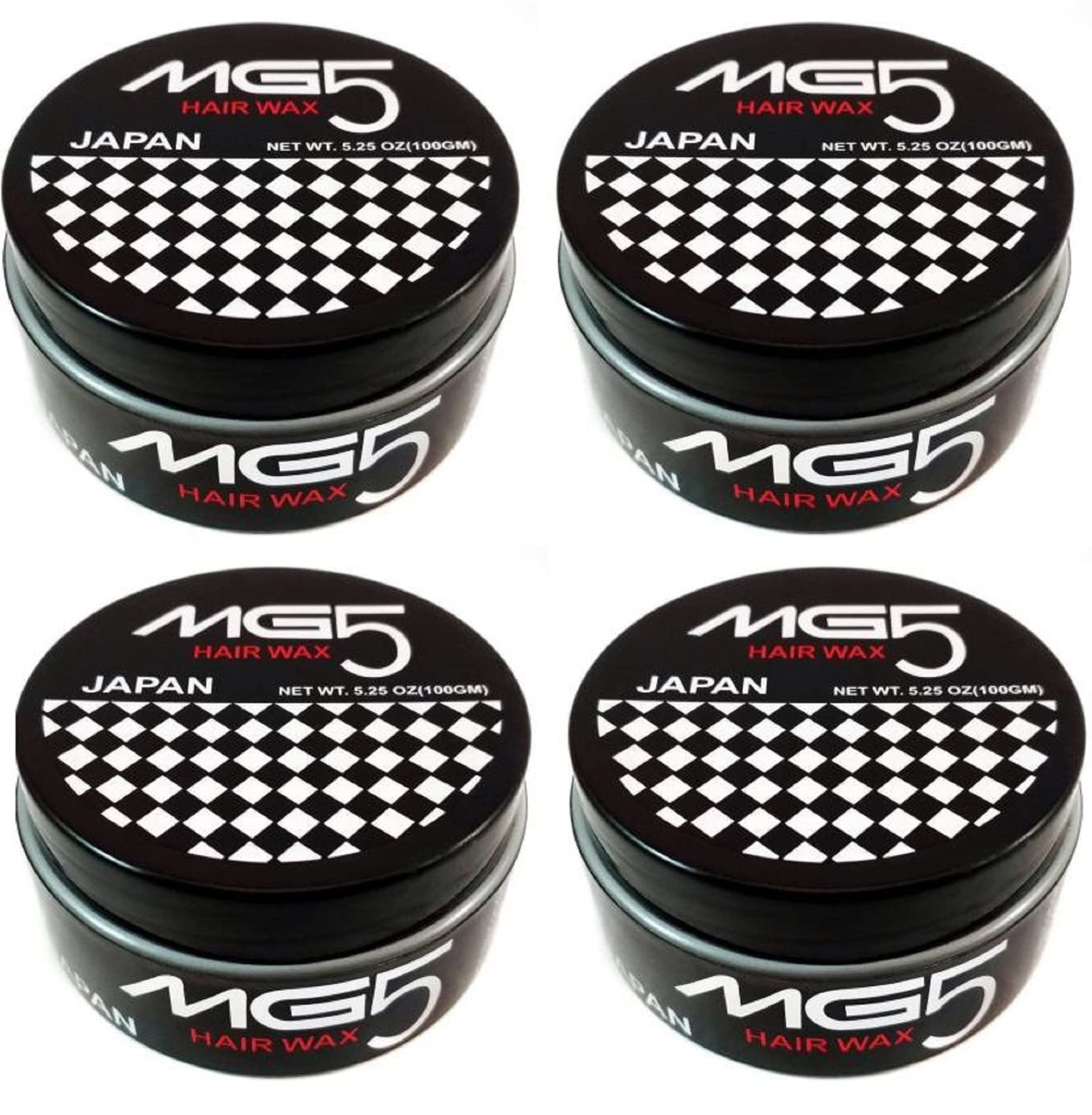 Elecsera Japan Hair Wax set of 4 pack Style Hair for a Long Day Hair Wax (400 g)