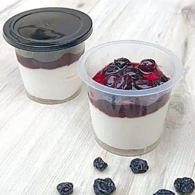 Blueberry Sugar Free Cheesecake - Single Serve