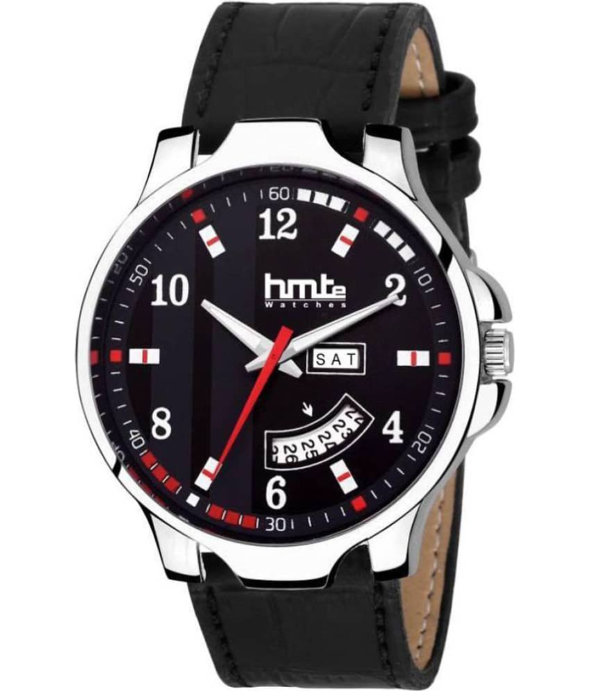 HMTe HM-1072 Leather Analog Men's Watch