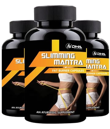Dha Ayurveda Slimming Mantra- Herbal Fat Burner Capsule 90 No.S Pack of 3