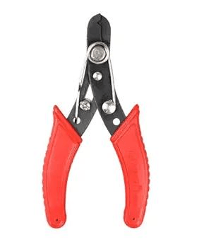 Eastman Wire Stripper Precision Wire Cutter High Carbon Steel, Hardened Jaws, Cutting Plier Lightweight 130 mm Design, Single Color Sleeve Pack of 5 (E-2024)