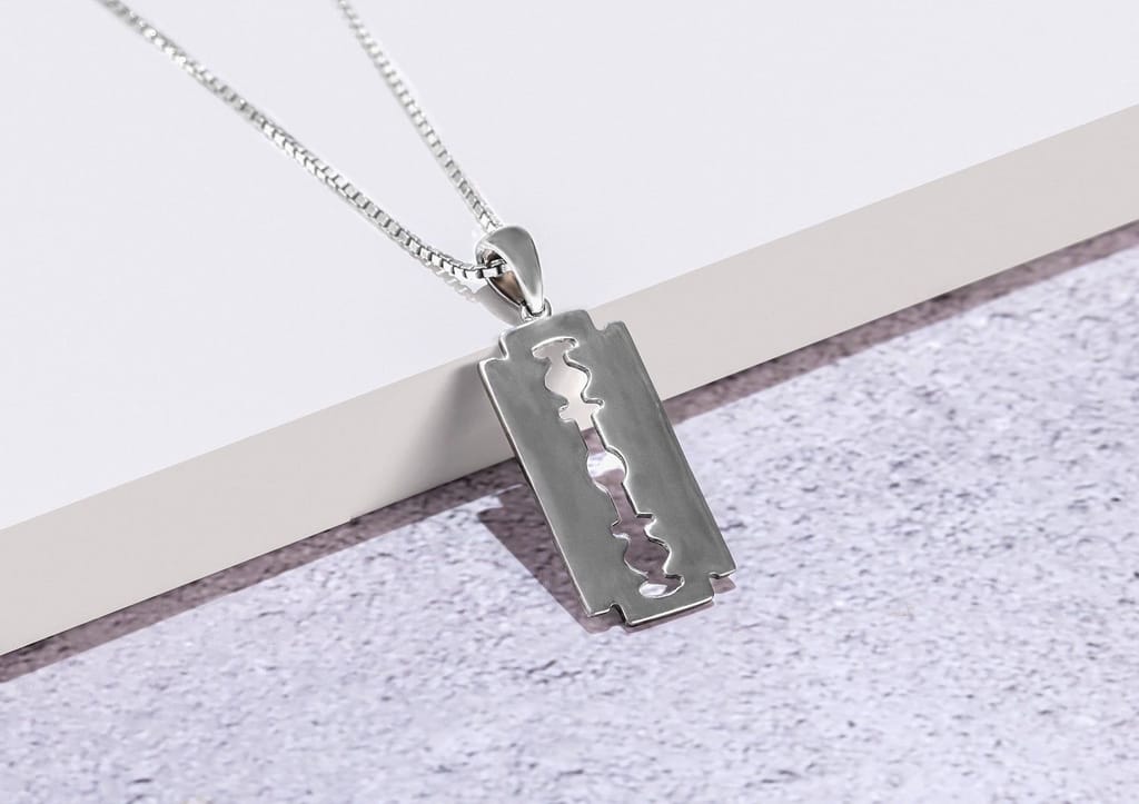 Razor Blade Pendant