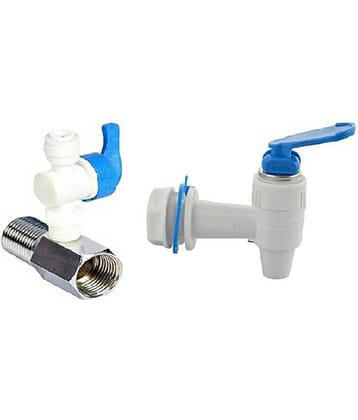 RO Inlet Valve Set 1/4" + Tap