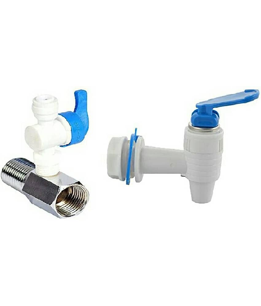 RO Inlet Valve Set 1/4" + Tap