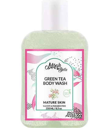 Mirah Belle Green Tea Body Wash Anti - Aging - Kills Virus, Germs and Bacteria Body Wash 250 mL
