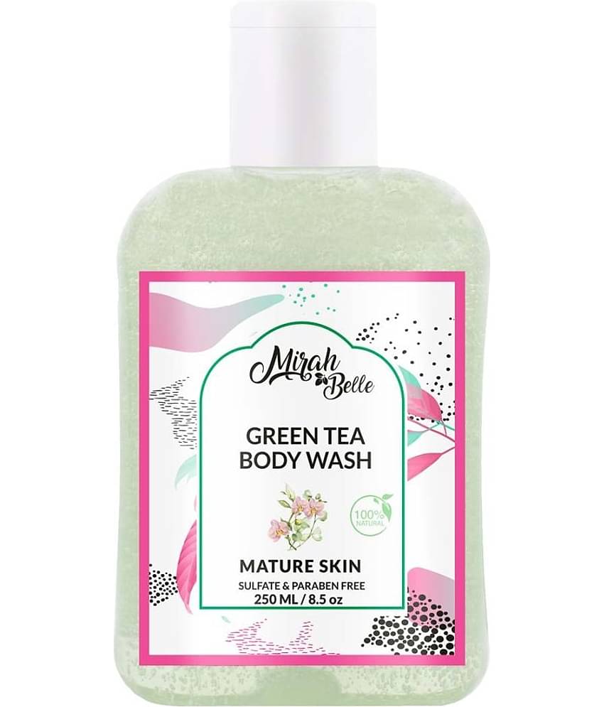 Mirah Belle Green Tea Body Wash Anti - Aging - Kills Virus, Germs and Bacteria Body Wash 250 mL