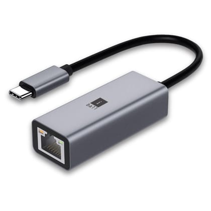 iBall Bridge 1000C Type-C to Gigabit Adapter, USB Type-C 3.1 Port, 1000 Mbps Ethernet Speed, Aluminium case, LED Indicator