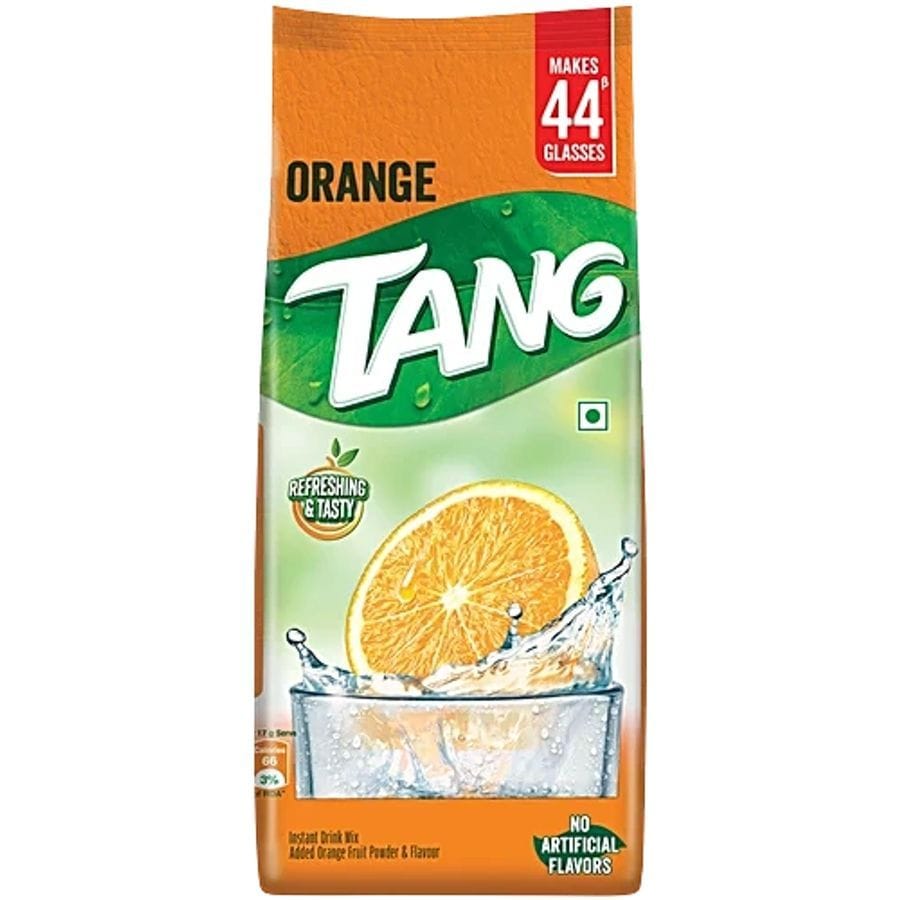 Tang Instant Drink Mix - Orange, 750 g Pouch - 750 mL - 750 mL - Three units