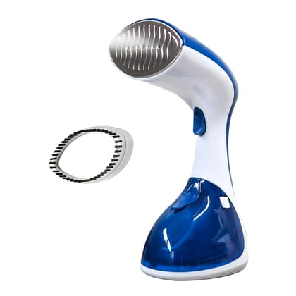 Warmex Handheld Garment Steamer for Clothes, 1300W, 270ml, 20 Sec Fast Heating, Vertical & Horizontal Steaming, Travel Iron, Black & Blue Warmex Handheld Garment Steamer for Clothes, 1300W, 270ml, 20 Sec Fast Heating, Vertical & Horizontal Steaming, Trav