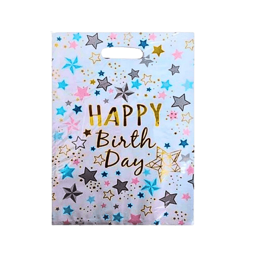 Happy Birthday Stary Affairs Aluminium Film White - Party and Festive Needs | Buy online on ZillyBuy