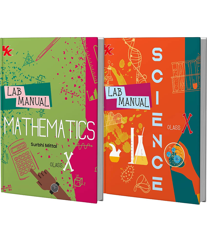 Lab Manual Mathematics & Science (PB) Without Worksheet (Set of 2 Books)  | For Class 10  | CBSE Based  | NCERT Based  | 2024 Edition