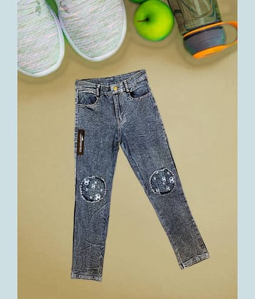 Me N My CLOSET Pack of 1 Boys 100% Cotton Jeans ( Gray )