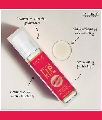 Laconde Roll on Lip Serum With Vitamin E, Lip Lightening & Glow, Moisturizer Face Serum 10 mL