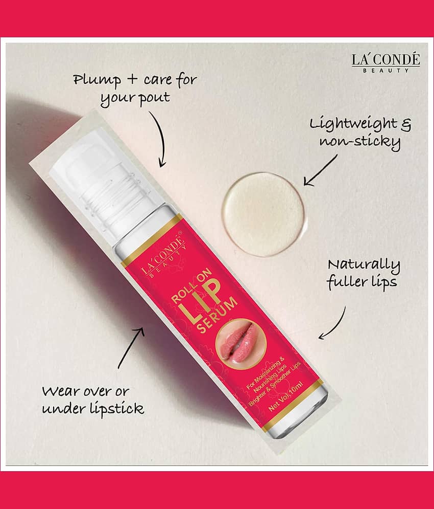 Laconde Roll on Lip Serum With Vitamin E, Lip Lightening & Glow, Moisturizer Face Serum 10 mL
