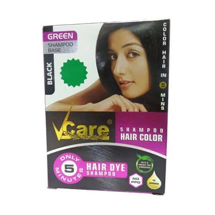 V care hair colour shampoo Black 