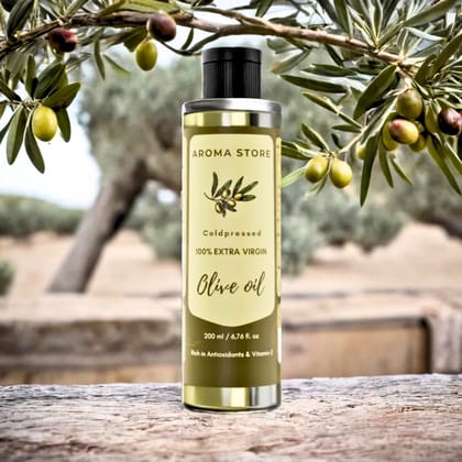 100% Extra Virgin Cold Pressed Olive Oil for Cooking, Skin & Hair Edible Grade, Unrefined, Natural & Chemical Free