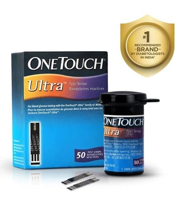 OneTouch Ultra Test Strips | Pack of 50 Strips | For OneTouch Ultra 2 & Ultra Easy Glucometers