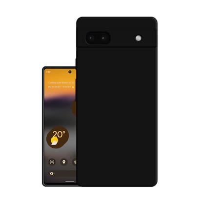 HELLO ZONE Google Pixel 6a Embosed Designer Safety Back Case Cover with Camera Protection - Black (Matte Finish) HELLO ZONE Google Pixel 6a Embosed Designer Safety Back Case Cover with Camera Protection - Black (Matte Finish) - Black / Google Pixel 6a