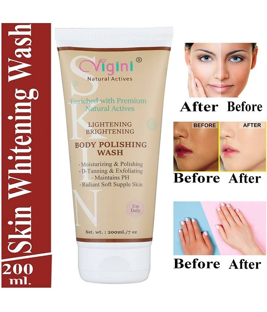 Vigini Skin Whitening Wash Tan Gel SPF 30 Light 200 mL