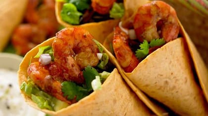 Prawns Wrap