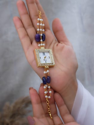 Viola Blue Wrist Watch-Blue