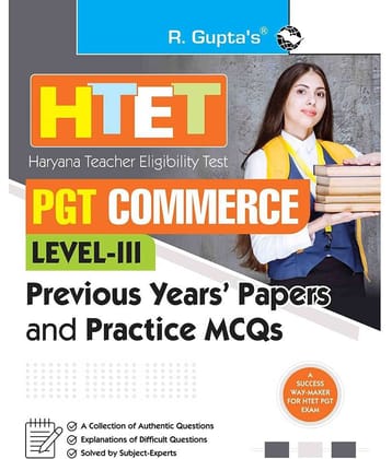 HTET (PGT- Commerce) Previous Years' Papers & Practice MCQs (Level-3)