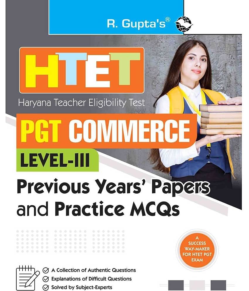 HTET (PGT- Commerce) Previous Years' Papers & Practice MCQs (Level-3)