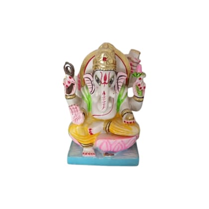 Ganesh Marble Statue (1 Feet)