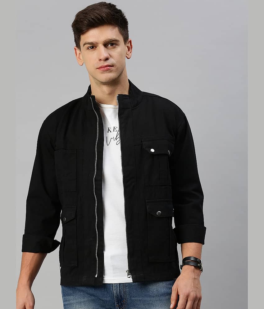 VOXATI Denim Men's Denim Jacket - Olive ( Pack of 1 )