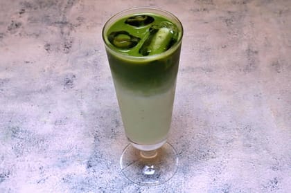 Coconut Oat Matcha Iced Latte