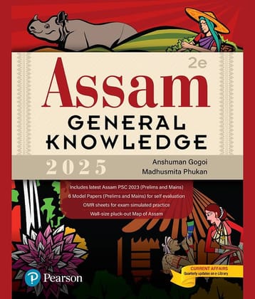 Assam General Knowledge (GK) - 2025| Includes Latest Assam PSC 2023 (Prelims and Mains) | 1470+ Questions for Ample Practice | 6 Model Papers for Self Evaluation | OMR Sheets for Exam Simulated Practice | Wall-Size Pluck-Out Map of Assam | 2nd Edition