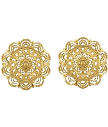 Spargz Floral Daily Brass Gold Plated