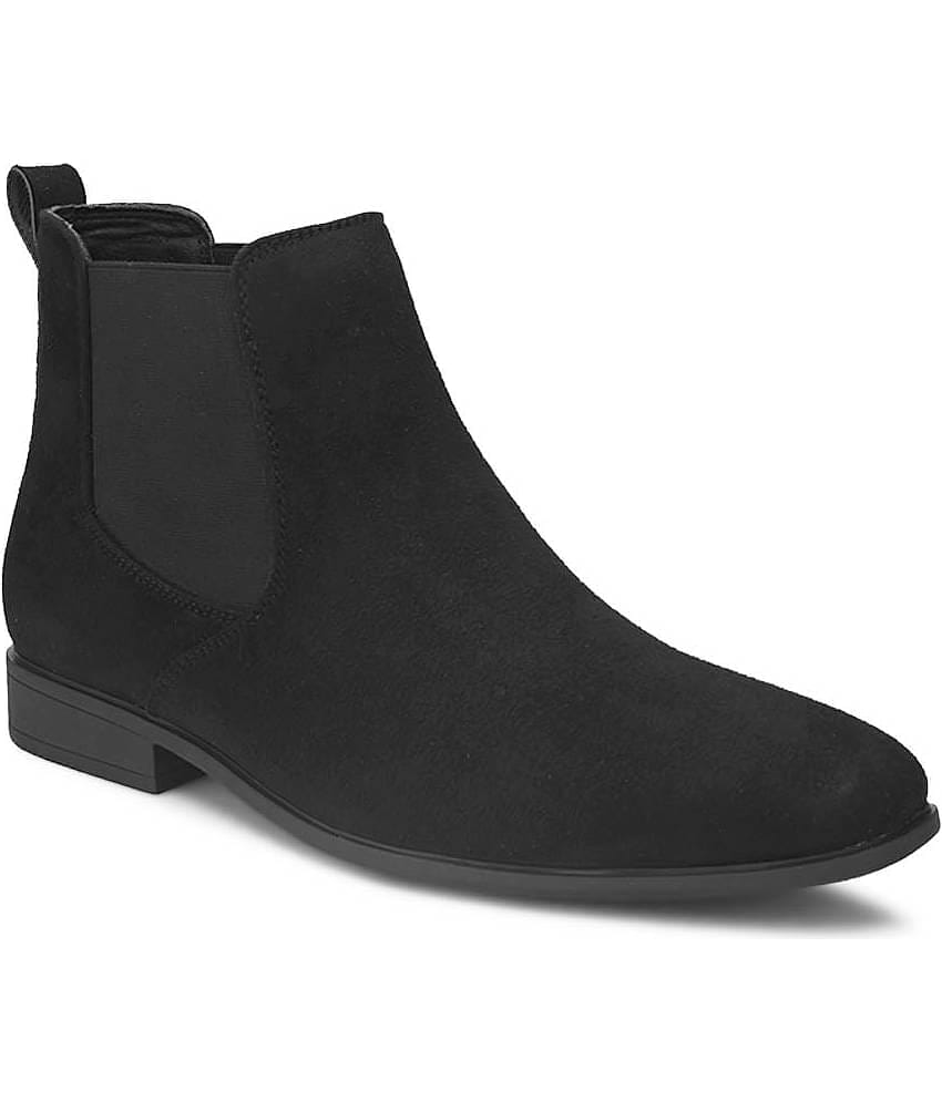 Fentacia - Black Men's Chelsea Boots