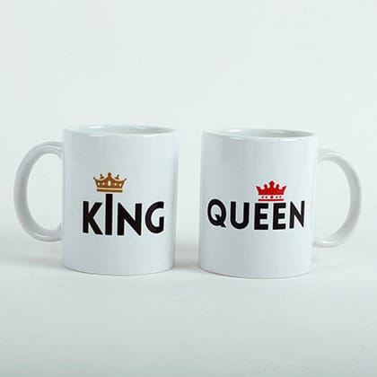 Royal King and Queen Love Mugs