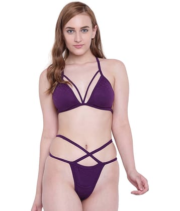 La Intimo Polyester Maroon Beach Dresses