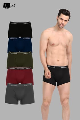 Heganwalk Pack of 5 Men's Pocket Trunks Heganwalk Pack of 5 Men's Pocket Trunks