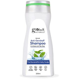 Globus Naturals Anti Dandruff Shampoo For Dandruff and Itchy Scalp Suitable For All Hair Types 200 ml