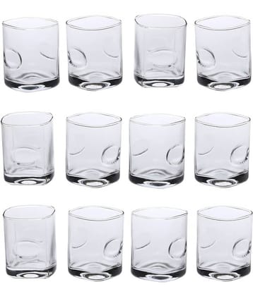 Somil Water/Juice  Glasses Set,  250 ML - (Pack Of 12)