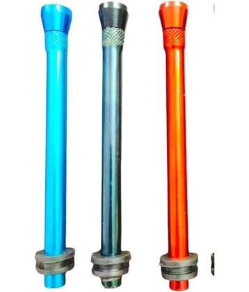 Puff Smart Metal Bong Shooter Filters 8cm 3 Pcs Aluminium Outside Fitting Hookah Mouth Tip  (Multicolor, Pack of 3)