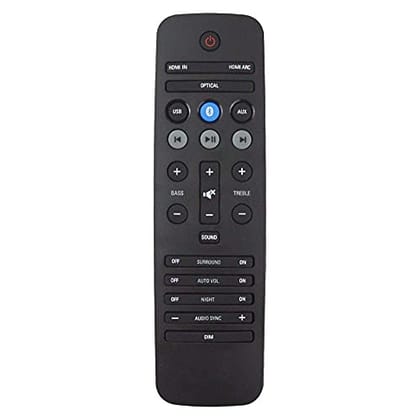Ehop Compatible Remote Control for Philips soundbar Speaker HTL9100 HTL7180 HTL5120 B5 E5 C7235Y CSS5235Y HTL2140B