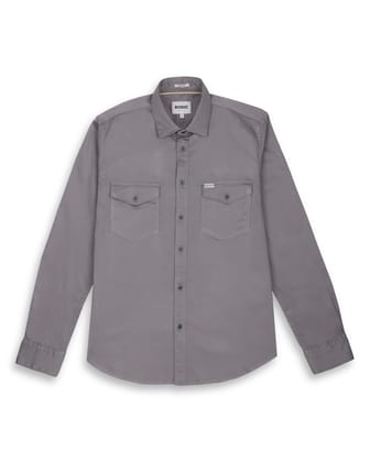 DOUBLE POCKET IN DK GREY-M