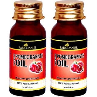 PARK DANIEL Organic Pomegrante oil- 100% Pure &amp; Undiluted Combo pack of 2 bottles of 30 ml(60 ml) (60 ml)