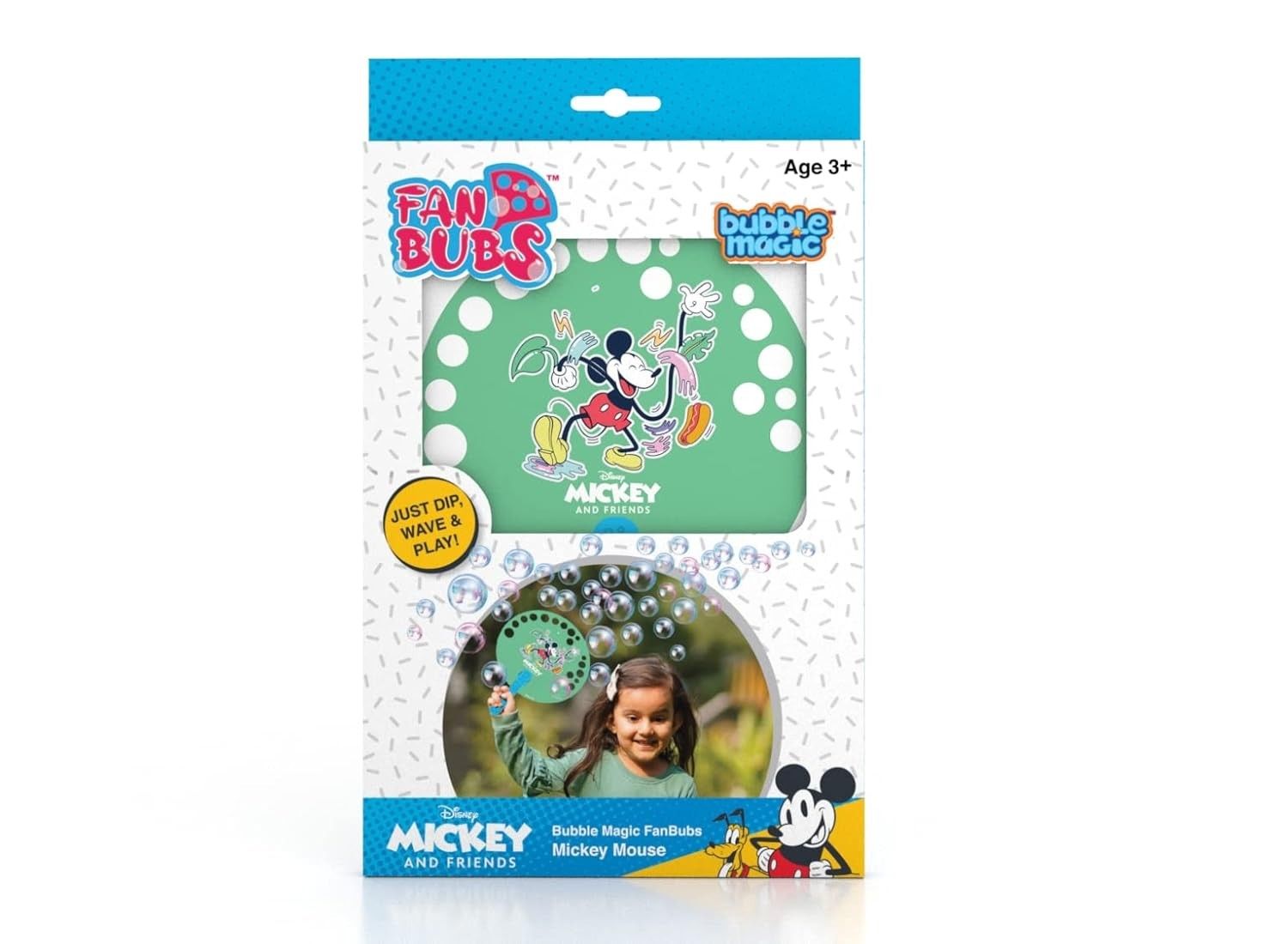Bubble Magic FanBubs Mickey Mouse Theme For Kids 3 Years and Above