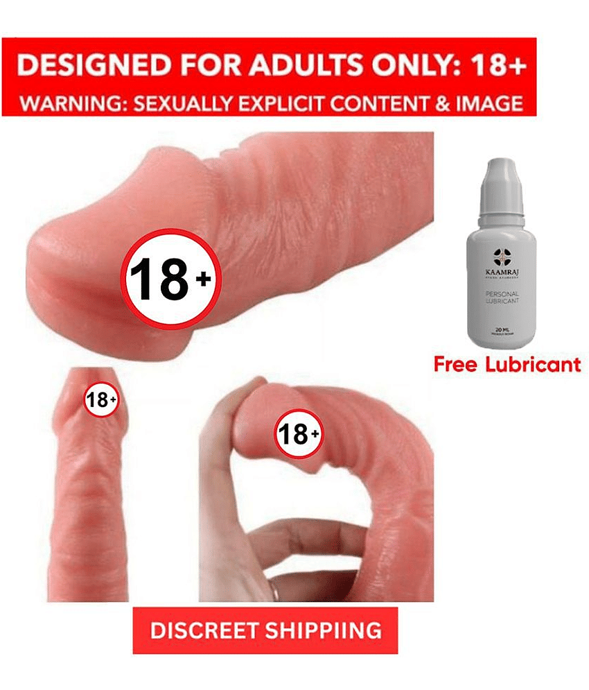 9" Long & Soft Sexy Real Felling Skin Colored Vibrating Dildo For Sexy Girls